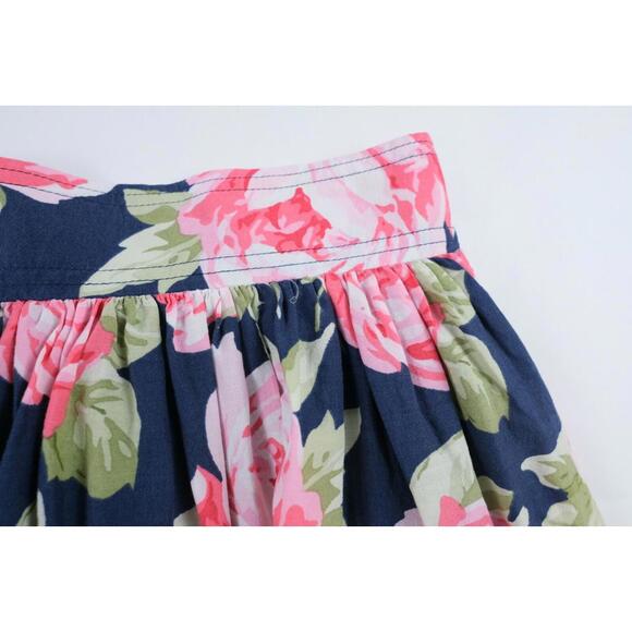 Abercrombie Womens Floral Pull On Mini Skirt Medium - Picture 2 of 7